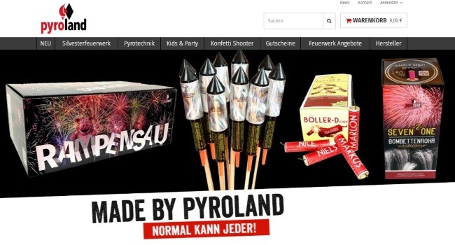 Pyroland Onlineshop